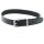 schwarzes Lederhalsband, schlicht, schmales Lederhalsband, Schnallenverschluss, verstellbarer Verschluss