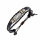 Leder Armband schwarz   01803022